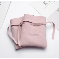 Bolsa de joya de microfibra de terciopelo personalizado gratuito de logotipo